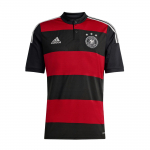 Adidas Climacool Vokietijos Nacionalinės Komandos 2014 I&scaron;vykos Slim Fit Dryžuoti Trumpomis Rankovėmis Futbolo Mar&scaron;kinėliai Vyrams vir&scaron;utiniai drabužiai JZ6959 2XL