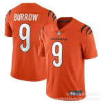 Cincinnati Bengals NFL Futbolo Džersis Burrow 9 Chase 1 Siuvinėtas Gerbėjo Apranga Unisex V formos i&scaron;kirptė Medvilninis Sportinis Mar&scaron;kinėlis XXL