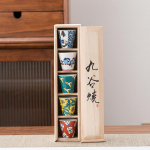 Japoni&scaron;ko stiliaus Kutani arbatos rinkinys keraminis arbatos puodelis auk&scaron;čiausios klasės 5 dovanų dėžutės namų kung fu meistras puodelis arbatos puodelis