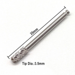 Dantų ananasų grąžtas kirpimo grąžtas Kaulų grąžtai Sinuso pakėlimo formavimo kėlimo kapai 1 piece 3.5mm