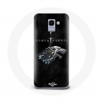 Coque pour Samsung Galaxy A6 2018 Game of Thrones Saison 8 Le Tr&ocirc;ne de Fer La maison Stark Logo L'hi