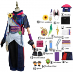 Genshin Impact Tighnari Cosplay Kostiumų pamu&scaron;alas Gobtuvai Kelnės Uodega Perukas Uniforma Aldult Unisex Moterys Vyrai Helovinas Karnavalas Vakarėlis Drabužiai Anime