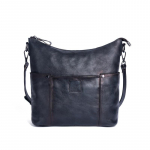 Vintažinio dizaino pečių krep&scaron;iai vyrams moterims Natūralios odos Crossbody Messenger krep&scaron;ys Madinga užtrauktuku piniginė GZW 27cm*27.5cm*11cm juoda