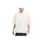 Nike Oversize Logo Mygtukais trumpomis rankovėmis mar&scaron;kiniai vyri&scaron;ki vir&scaron;utiniai drabužiai Sail-White FN3250-133 XL