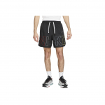 Nike Sportswear raidžių spaudinys rai&scaron;teliai tiesios kle&scaron;nės sportiniai &scaron;ortai vyri&scaron;ki &scaron;ortai juodi FJ1653-011 M