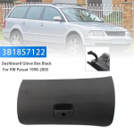 Pir&scaron;tinių dėžutės dangtelio surinkimas Dangtelis 3B1857122 Vw Passat B5 B5.5 1998-2005 m. Pir&scaron;tinių dėžutės stalčiaus dangtelis juoda