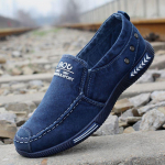 Mada Mada Vyri&scaron;ki Drobės Batai Vyri&scaron;ki Vasariniai Laisvalaikio Džinsiniai Batai Vyri&scaron;ki Sportbačiai Slip On Loferiai Vairavimo Mokasinas Chaussure Homme Juodi H71 38