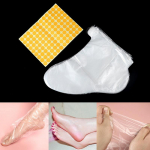 100 vnt skaidraus plastiko vienkartinis vonios įdėklas pėdų pedikiūrui SPA va&scaron;ko padengimo mai&scaron;elio kojinė one size