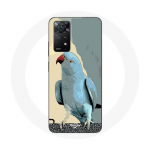 Coque Redmi Note 11 Pro 5G Perruche &agrave; collier blue