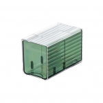 Storage Box skaidraus plastiko sienoje montuojama laikymo dėžutė vietą taupanti tamponų pagalvėlės makiažo organizatorius namų vonios kambariui pilka