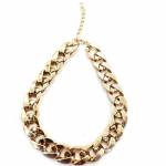 Pet Gold Apykaklė Papuo&scaron;alas: Stilingos auksinės grandinėlės &scaron;unims ir katėms, įskaitant mopsus, prancūzų buldogus ir kt. 25+7CM Extension Chain rožinio aukso spalvos