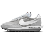 Fragment Design x sacai x Nike LDV Waffle &Scaron;viesiai dūminės pilkos spalvos Unisex sportbačiai Balti Juodi DH2684-001 36.5