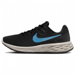 Nike Revolution 6 Next Nature Juodi Lazeriniai Mėlyni Vyri&scaron;ki Sportbačiai Akmenų Grindinys Ry&scaron;kiai Raudoni DC3728-012 44