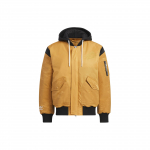 Adidas Originals X Feifei Ruan Bendro Prekės Ženklo FW23 Spausdintas Ra&scaron;tas Užtraukiama Striukė su Gobtuvu Vyri&scaron;kas Vir&scaron;utinis Drabužis Kviečių Rudumo IX4233 L