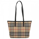 Burberry Užtraukiama rankinė su languotu ra&scaron;tu, užsegama užtrauktuku, moteri&scaron;ka rankinė, Khaki 81120561 Box(Basic Set+Box)