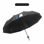 Automatinis sulankstomas vėjui atsparus skėtis nuo saulės automobiliui BMW M X1 X3 X4 X5 X6 X7 F10 F15 F25 F30 F85 E36 E39 E46 E87 E90 G20 G30 ysdn68 juoda