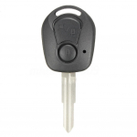 Vana 2Button Uncut Blade nuotolinio rakto dėklas Fob Shell, skirtas Actyon Ssangyong Kyron Rexton juoda