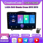 Automobilinis radijas, skirtas LADA GRANTA Cross 2018-2019 2 Din Car Multimedia Player Android Auto Car Stereo 1+16GB