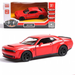 1/36 Scale Doodge Challenger liejimo automobilio modelis, cinko lydinio žaislinis automobilis vaikams, traukiamos transporto priemonės Žaislinis automobilis mažiems vaikams Vaikams berniukams mergaitėms dovana 1/36-12x5x3cm raudona