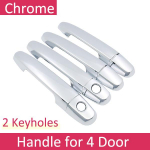 for Toyota Vios XP150 2014 2015 2016~ Chrome Exterior Door Handle Cover Car Accessories Stickers Trim Set Fit Yaris