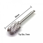 Dantų ananasų grąžtas kirpimo grąžtas Kaulų grąžtai Sinuso pakėlimo formavimo kėlimo kapai 1 piece 7.0mm
