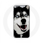 Coque pour Huawei P8 Lite 2017 Husky de Sib&eacute;rie Yeux Bleus