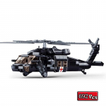 Antrojo pasaulinio karo karinis modelis UH-60 Daugiafunkcis orlaivių rinkinys Ornamentas Statybiniai blokai Plytos Žaislai Dovanos
