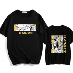 Mano herojaus akademija Grafinis mar&scaron;kinėlis su spauda Japoni&scaron;kas anime mar&scaron;kinėlis Harajuku mada Kasdieninė gatvės apranga Didelio dydžio mar&scaron;kinėlis Moterims 4XL