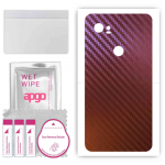 apgo skin sticker film foil vinyl for the BACK compatible with Google Pixel 2 XL, scratch-resistant, easy to install - Carbon Chameleon CAKA5