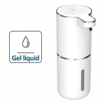 380 ml Automatinis muilo dozatorius Putos/Gelio USB Įkrovimas Bekontaktis I&scaron;manus Infraraudonųjų spindulių jutiklis Skysto muilo dozatoriai 4 Pavaros Rankų ploviklis