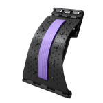 Waist Trainer Back Stretcher Adjustable Cervical Spine Lower Back Neck Pain Relief Massager Cushion Arch Lumbar Back Cracker Board Stretching Device S