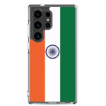 Telefono dėklas - Samsung - Galaxy S24 - Indijos vėliava - Lankstus - Daugiaspalvis