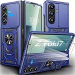 Coque de protection - BOOLING - Galaxy Z Fold 7 - Protection cam&eacute;ra coulissante - 2 verres tremp&eacute;s - Antichoc