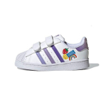Adidas Originals Superstar Cf Patogūs Neslystantys Patvarūs Žemi Krep&scaron;inio Batai Kūdikių Sportbačiai GY3318 19