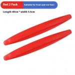 2vnt Automobilio buferio apsaugos juostelė, apsauganti kampą, apsauga nuo įbrėžimų raudona