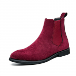 Dydis 48 Klasikiniai pilki vyri&scaron;ki Chelsea batai Patogūs zom&scaron;iniai odiniai batai Vyri&scaron;ki formalūs batai Smailūs slip-on vyri&scaron;ki juodi aulinukai 45 brown