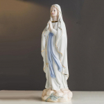 Jėzaus Kristaus Statula Skulptūra Marijos Statulėlė Figūrėlė Krik&scaron;čioni&scaron;kas Kataliki&scaron;kas &Scaron;ventas Objektas Modernus Namų Keraminis Dekoravimas