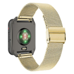 Garmin Venu X1 laikrodžio apyrankė Milanieti&scaron;ka nerūdijančio plieno apyrankė su sagtimi Gold beige