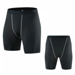 Vyri&scaron;ki antblauzdžiai Bazinis sluoksnis Skinny Compression Sportiniai &scaron;ortai Sporto salė Fitneso treniruotė Bėgimo apatinės kelnės Pėdkelnės Krep&scaron;inio Apatiniai &scaron;ortai S juoda