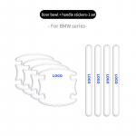 8pcs car door sticker door handle protection For BMW series f10 f11 g30 g31 g20 f30 f31 f34 X1 X3 X4 X5 X6 E60 E90 E91 92 E93 set-8pcs