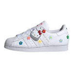 Hello Kitty x adidas Superstar J Spalvoti gėlių ra&scaron;tai Vaikams sportbačiai Balti Debesies baltumo Pagrindinė juoda ID7279 35&frac12;