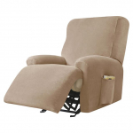 Velvet Fabric Recliner kėdės užvalkalas Lazy Boy Relax Atlo&scaron;iamas sofos užvalkalas Elastinis fotelio užvalkalas, skirtas svetainei namuose 1 Seater