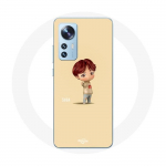 Coque pour Xiaomi Mi 12 / 12X BTS TinyTAN Animation Suga