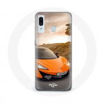 Coque pour Samsung Galaxy A20e Formule 1 McLaren F1 Orange