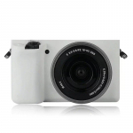 &bdquo;Sony Alpha A5100 A5000 A6000 A6100 A6300 A6400&ldquo; dangtelis, skirtas mink&scaron;tam silikoniniam guminiam fotoaparato dėklo krep&scaron;iui, apsaugančiam odą, apsauginį korpusą A6000