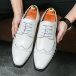 Madingi vyri&scaron;ki &bdquo;Brogues&ldquo; batai Verslo vyri&scaron;ki odiniai batai Laisvalaikio &bdquo;Oxfords&ldquo; batai vyrams