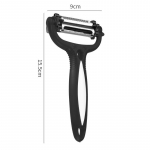 Patogus meliono įtaiso pjaustyklės įrankis Daržovių Vaisių Bulvių Morkų Skustukas Daugiafunkcinis 360 laipsnių besisukantis virtuvės pjaustytuvas oranžinė