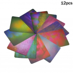 Makro fotografijos foninė kortelė Daugiaspalvė &scaron;viesa Makro suliejimo fotografijos fono kūrimas A0W6 12pcs-1set