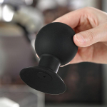 Espresso kavos puckų &scaron;alinimo įrankis Vakuuminis stiliaus kavos daužymo dėžutė Kavos &scaron;iuk&scaron;lių surinkėjas Malimo &scaron;iuk&scaron;liadėžės surinkėjas 58mm juoda