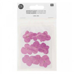 Fleurs press&eacute;es - Hortensias - 2,5 &agrave; 3 cm - 9 pcs